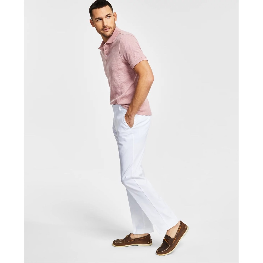 Tommy Hilfiger Men's Modern-Fit TH Flex Stretch Solid Performance Pants …